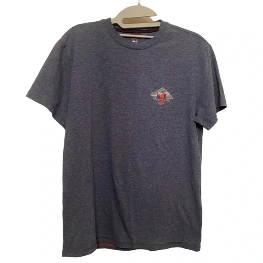 Vineyard Vines Mens SS Graphic Tee Shipyard Dunes